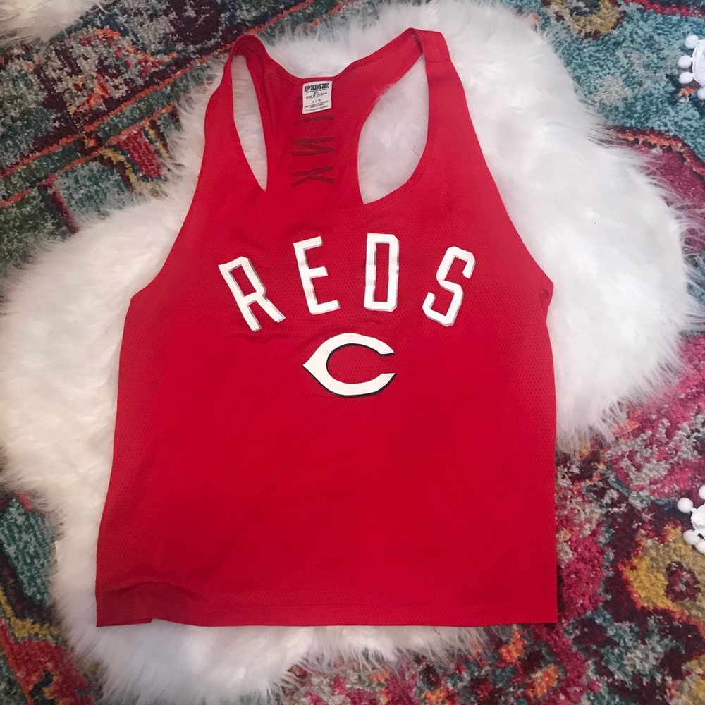 PINK Victoria’s Secret Cincinnati Reds tank